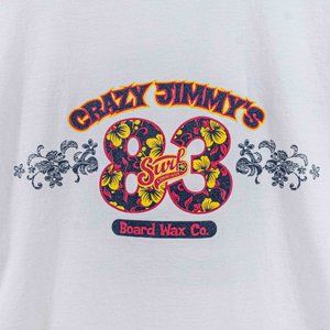 Aeropostale Crazy Jimmys Board Wax T-Shirt Surf XL VTG 90s Beach Skate